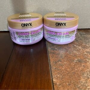 ONYX 2pc Lot Amber Escape Butter Bliss Illuminating Body Butter 7.76oz (x2)